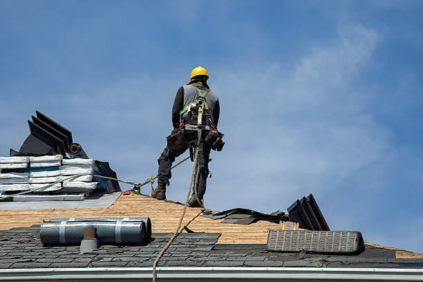 Professional Roofing technician working in Bluemont, VA